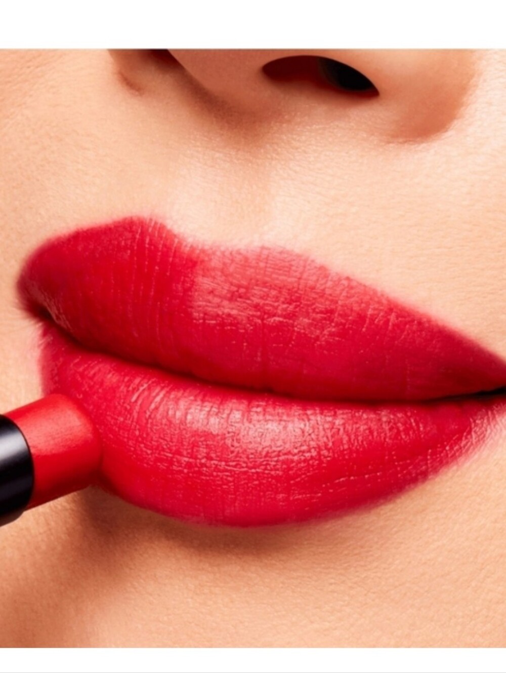 MAC Powder Kiss Velvet Blur Slim Stick Lipstick Ruby New Red NIB